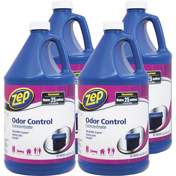 Zep Odor Control Concentrate, 1Gal, , Fresh Scent, PK 4 ZPEZUOCC128CT